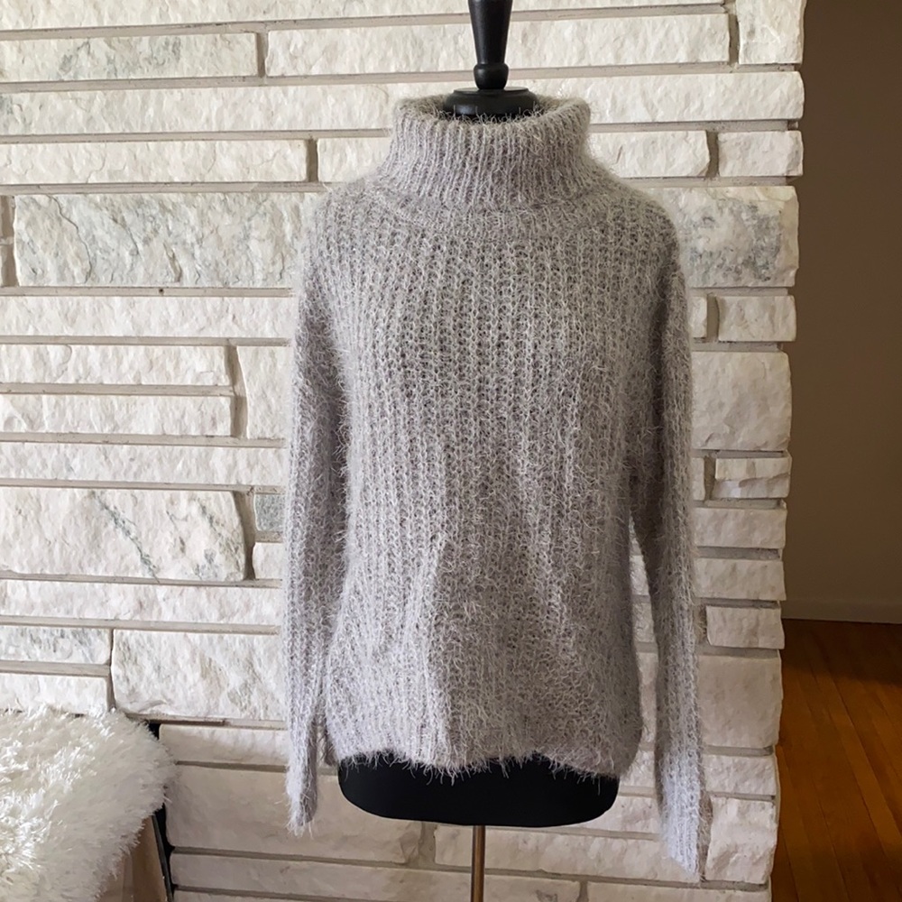 Joseph’s Grey Faux Angora Type Sweater